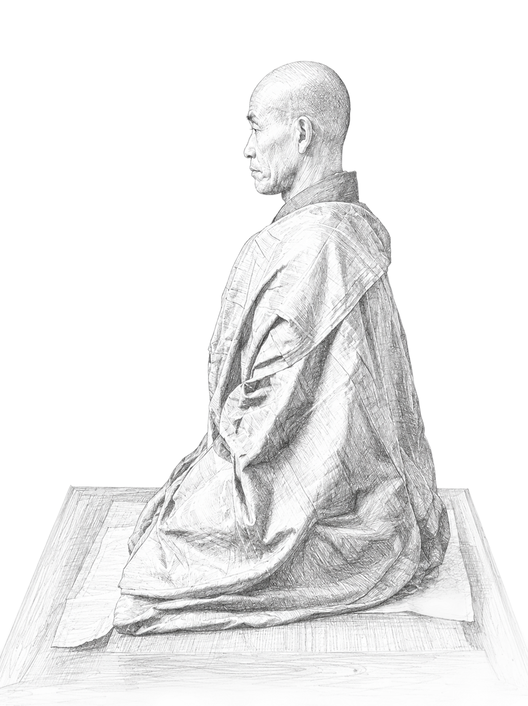 Classical drawing of the world and human contemplation